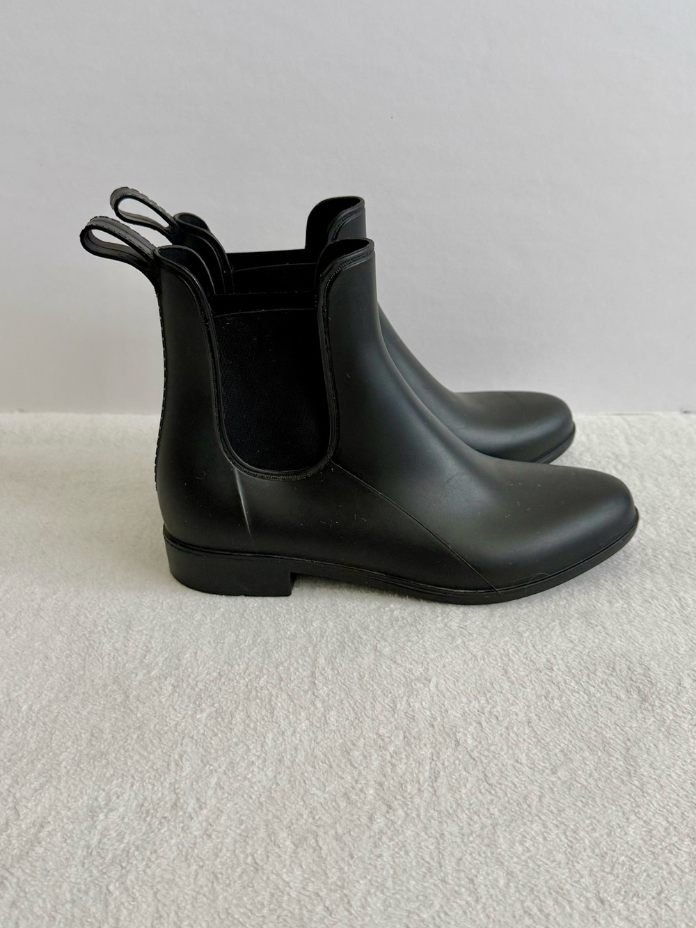 Capelli Black Chelsea Waterproof Rain Boots Women's Size 8 - Picture 3 of 12